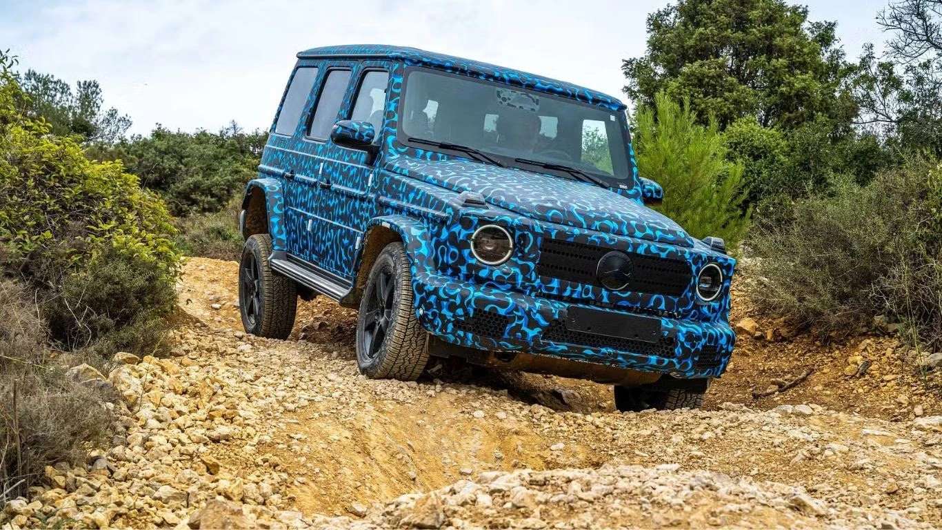 Mercedes Baby G-Class Test Mule