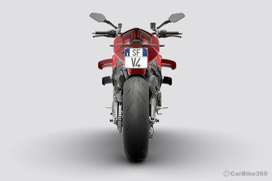 Ducati streetfighter v4 rear view Ducati streetfighter v4 rear view