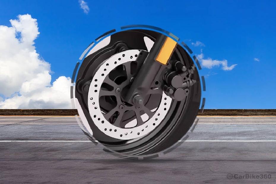 Ola S1 X Front Brake View Ola S1 X Front Brake View