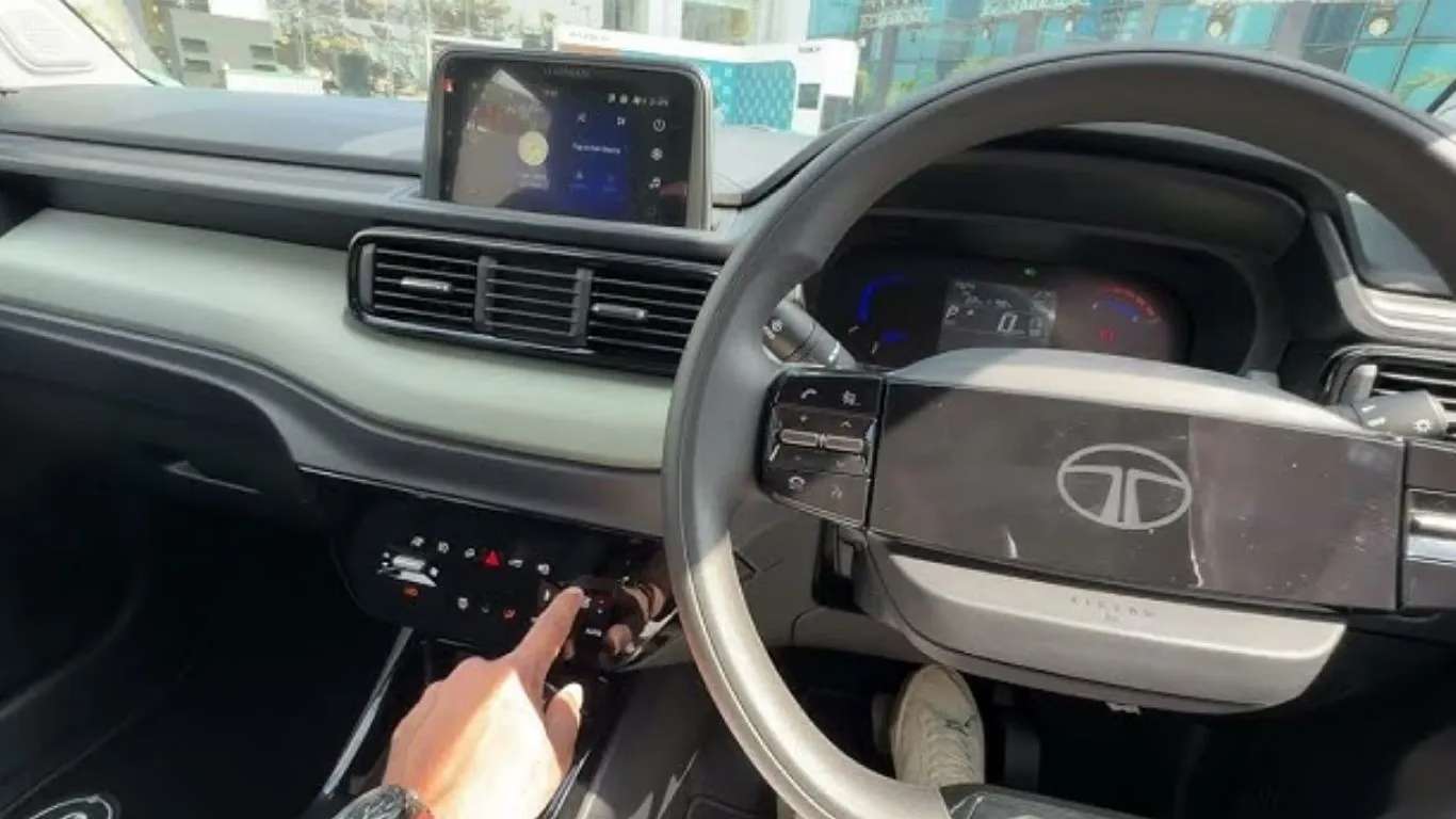 Tata Punch EV Adventure interior