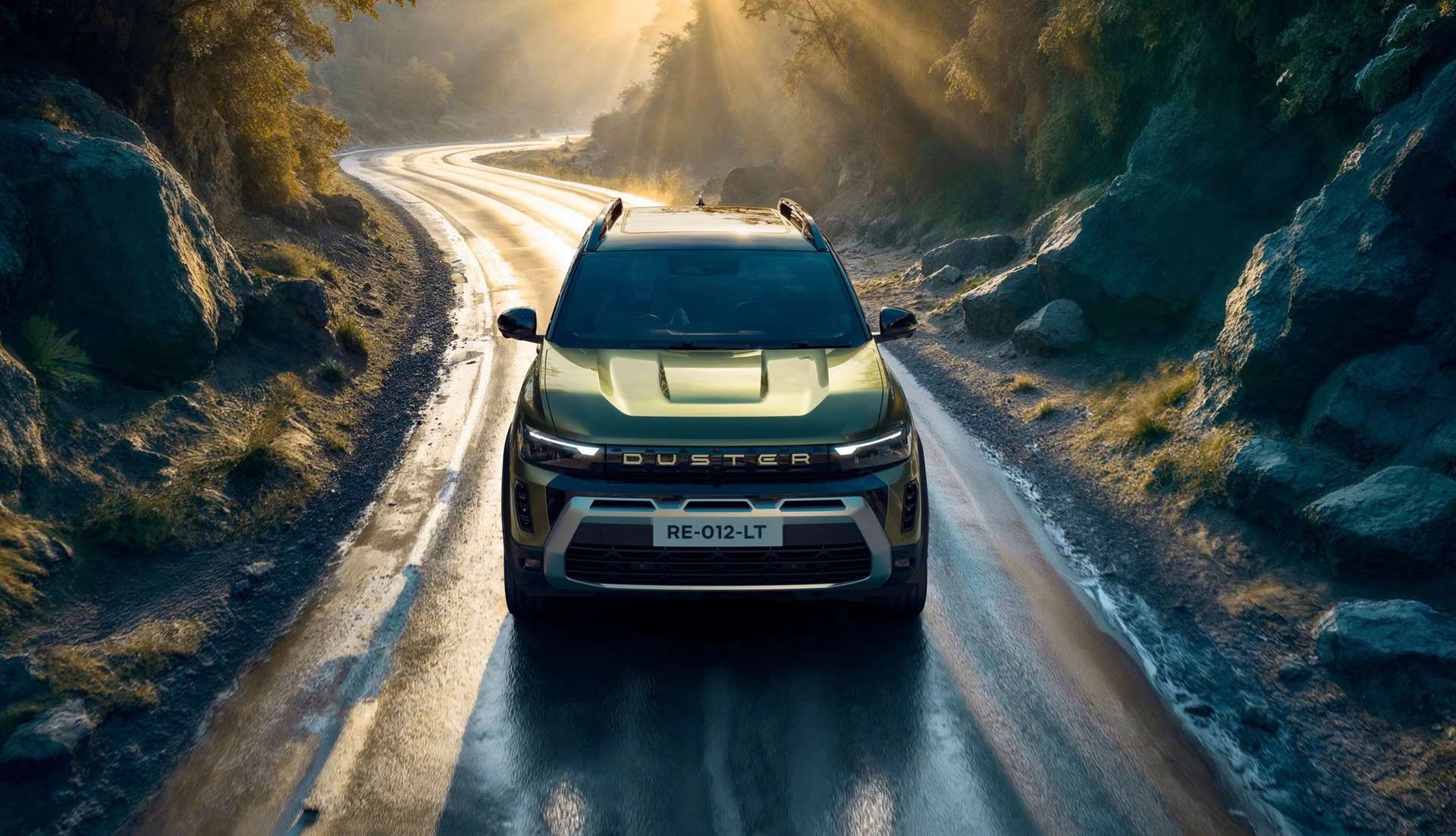 Renault Duster Front View Renault Duster Front View