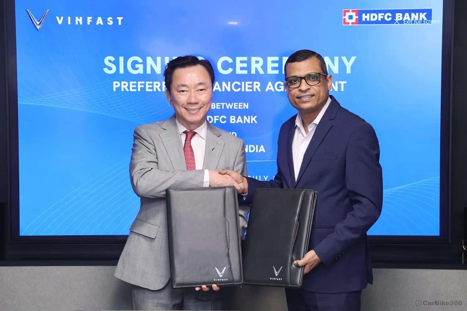 VinFast India Joins HDFC Bank To Deliver Easy Financial Solutions on EV Audio