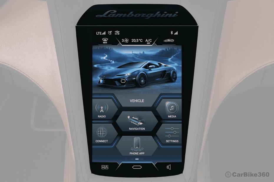Lamborghini Temerario Infotainment Screen Lamborghini Temerario Infotainment Screen