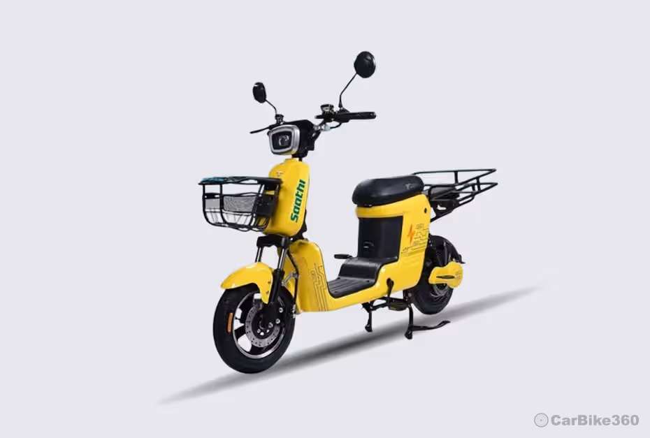 Techo Electra Saathi Left Front Three Quarter Techo Electra Saathi Left Front Three Quarter