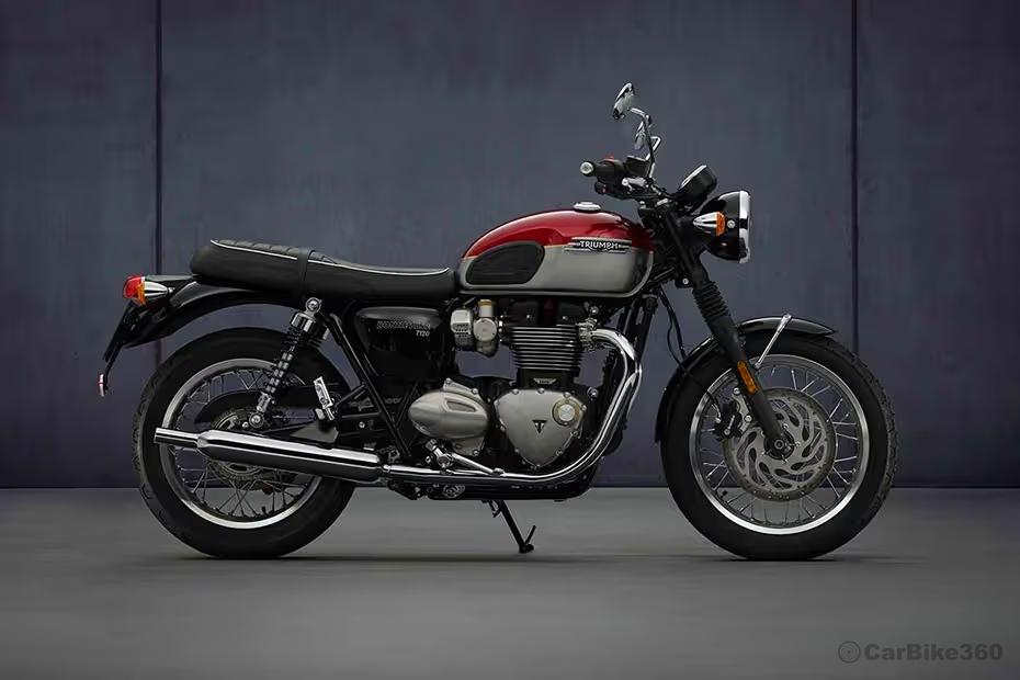 Triumph bonneville t120 right side view Triumph bonneville t120 right side view
