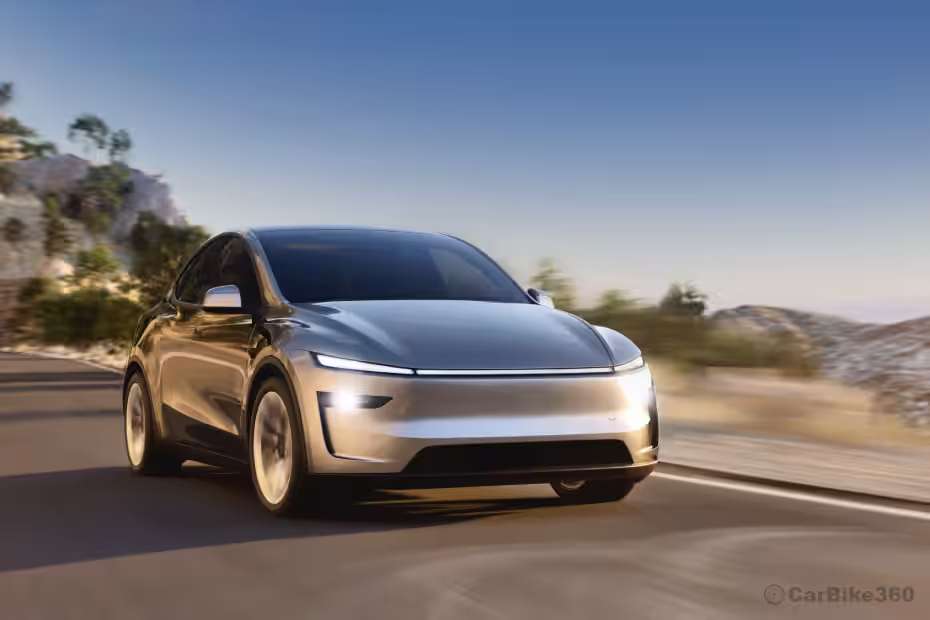 Tesla Model Y Right Front Three Quarter Tesla Model Y Right Front Three Quarter