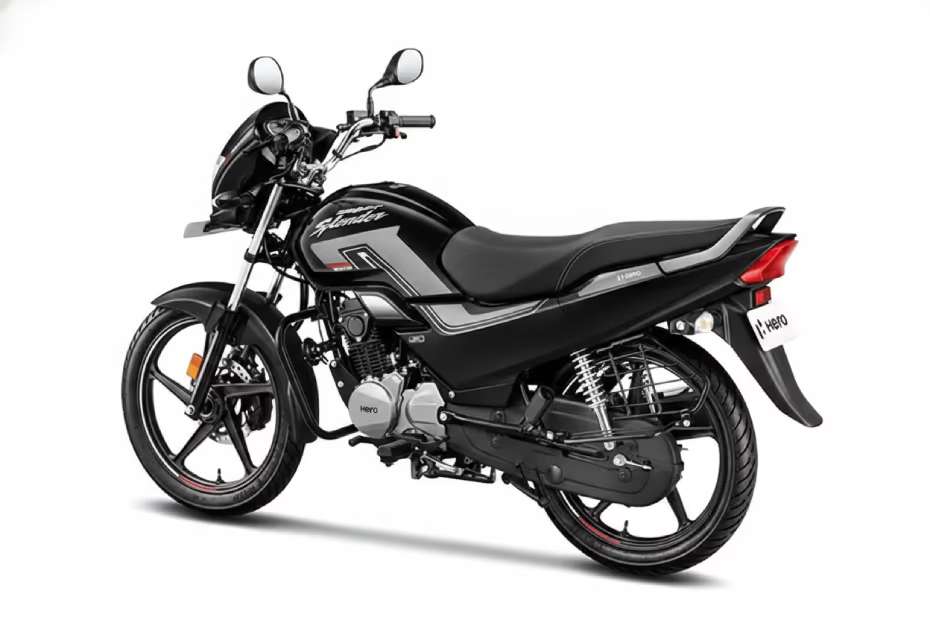 Hero Super Splendor XTEC Left Rear Quarter View Hero Super Splendor XTEC Left Rear Quarter View