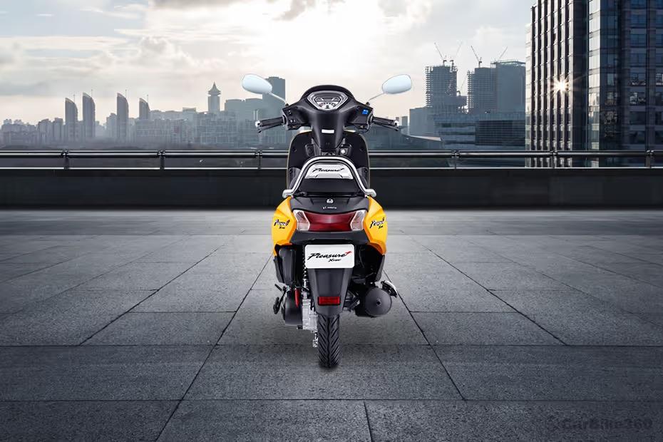 Hero Pleasure Plus Rear View Hero Pleasure Plus Rear View