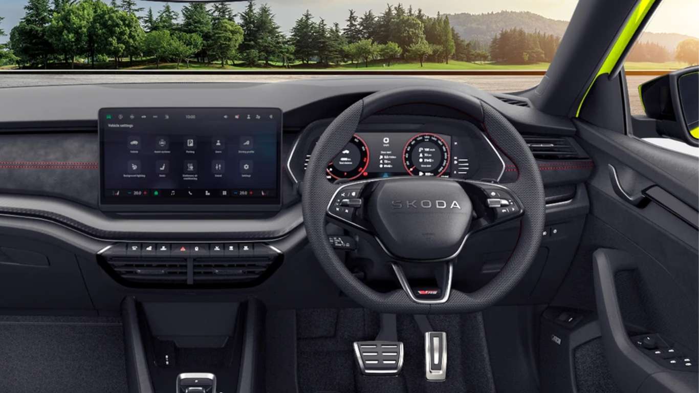 Sport RS-badged three-spoke steering wheel Sport RS-badged three-spoke steering wheel
