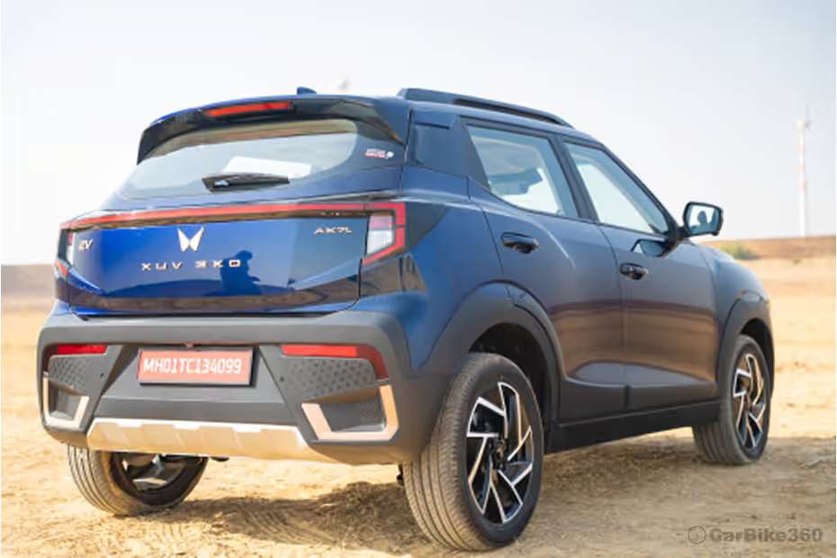 Mahindra 3XO EV Right Rear Three Quarter Mahindra 3XO EV Right Rear Three Quarter