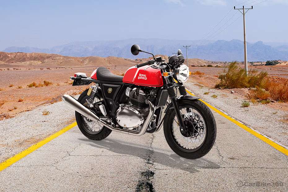 Royal Enfield Continental GT 650 Front Right Quarter View Royal Enfield Continental GT 650 Front Right Quarter View