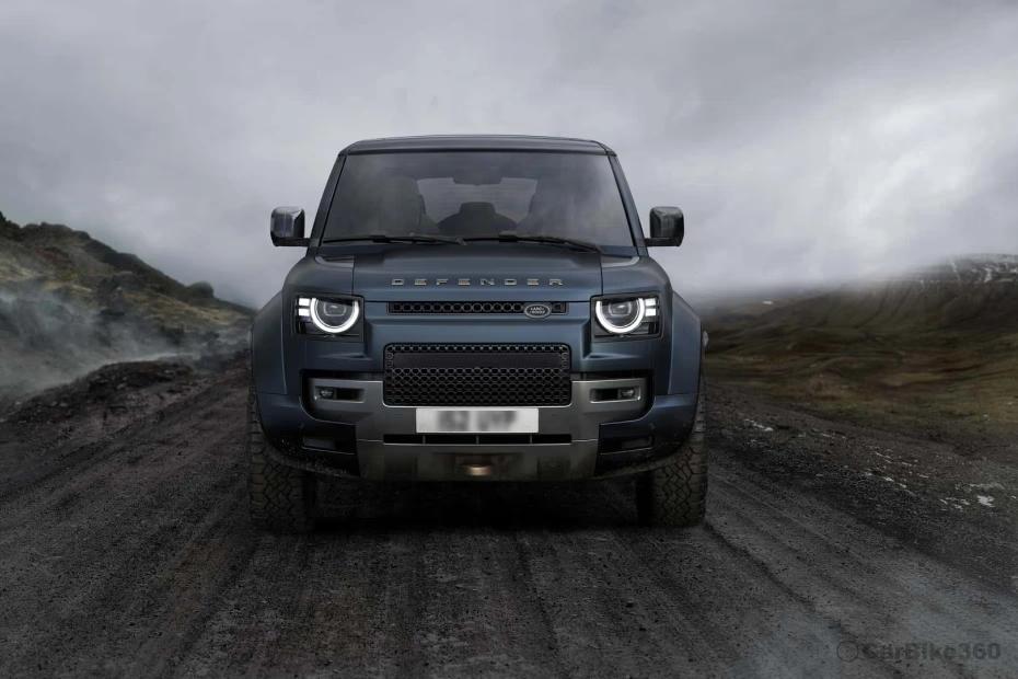 Land Rover Defender Head-On Exterior View Land Rover Defender Head-On Exterior View