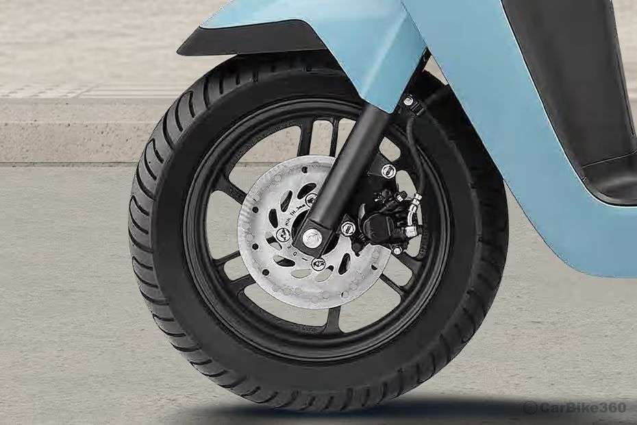 Honda Activa E Front Tyre View Honda Activa E Front Tyre View