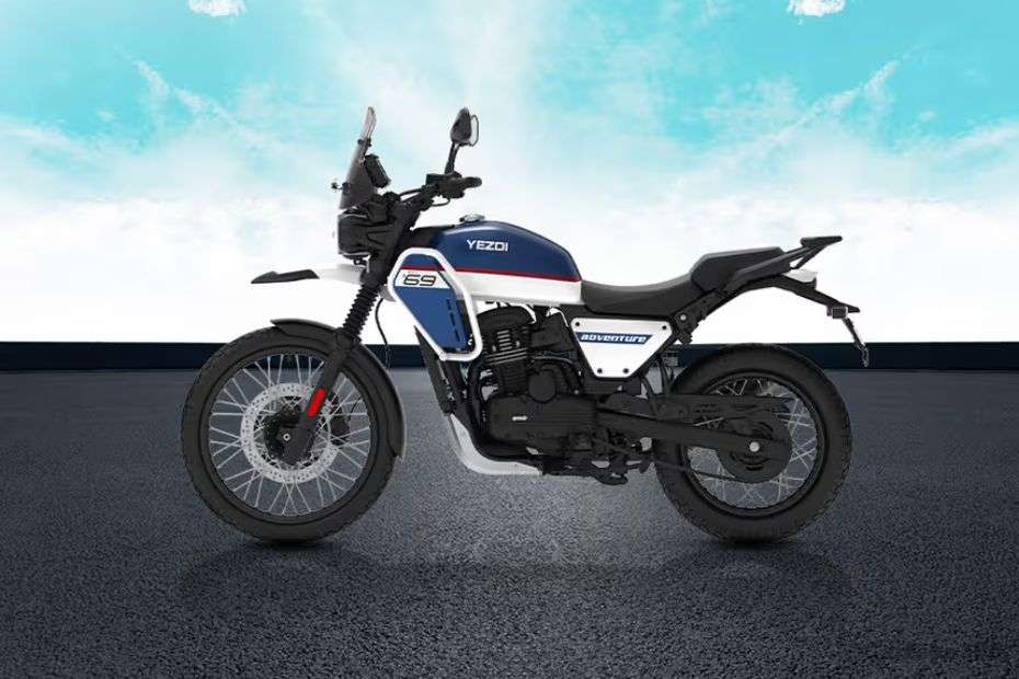 Yezdi Motorcycles Adventure 2025 Left Side View Yezdi Motorcycles Adventure 2025 Left Side View