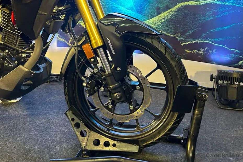 Honda NC200 Front Tyre View Honda NC200 Front Tyre View