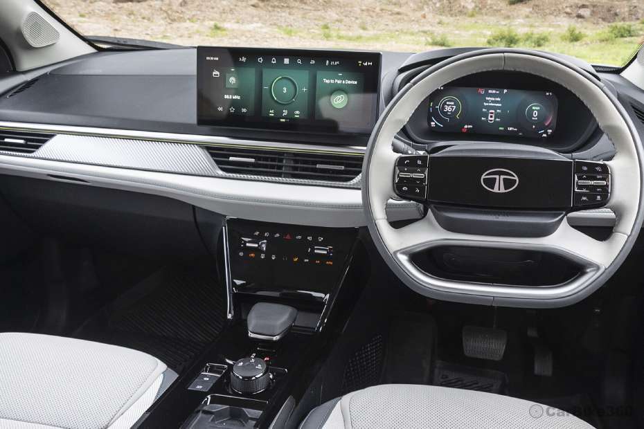 Tata Curvv EV Dashboard Tata Curvv EV Dashboard