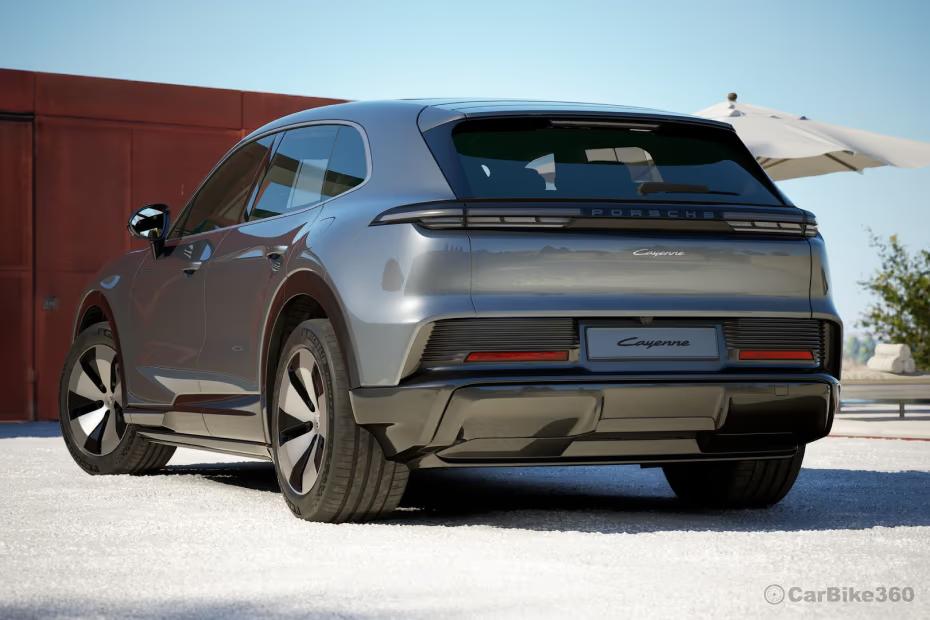 Porsche Cayenne EV Left Rear Three Quarter Porsche Cayenne EV Left Rear Three Quarter
