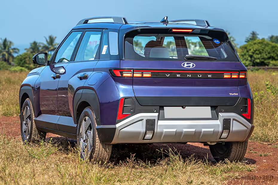 Hyundai Venue Rear Left Three Quarter View Hyundai Venue Rear Left Three Quarter View