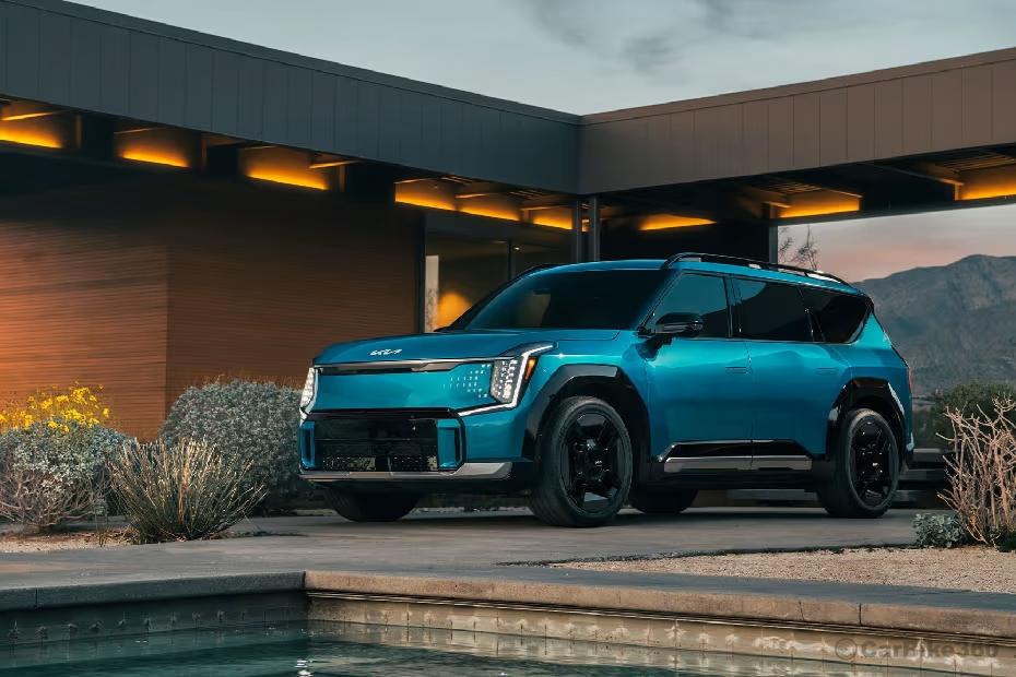 Kia EV9 Left Front Three Quarter Kia EV9 Left Front Three Quarter