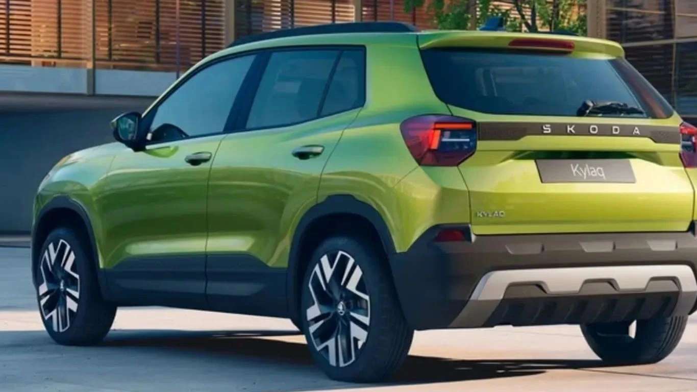 Skoda Kylaq rear view