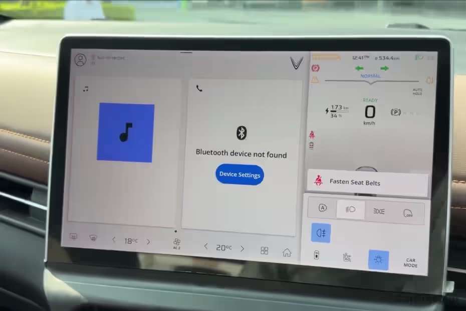 VinFast VF 7 Infotainment System VinFast VF 7 Infotainment System